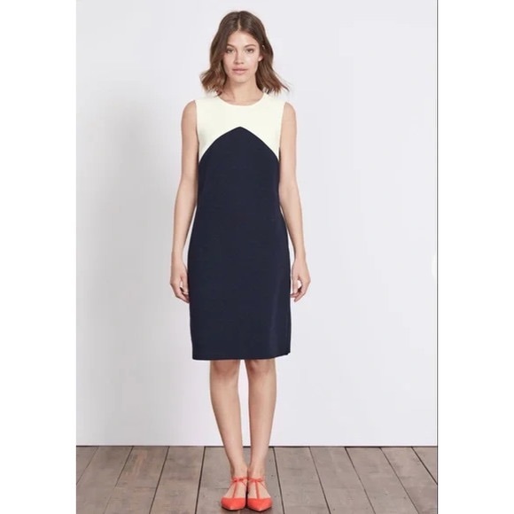 Boden Edwina Ottoman Ribbed Sleeveless Dress - Picture 2 of 7